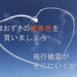 【自作短歌】ほおずきの橙赤色を買いましょう飛行機雲がそこにいくから　(朝倉冴希)